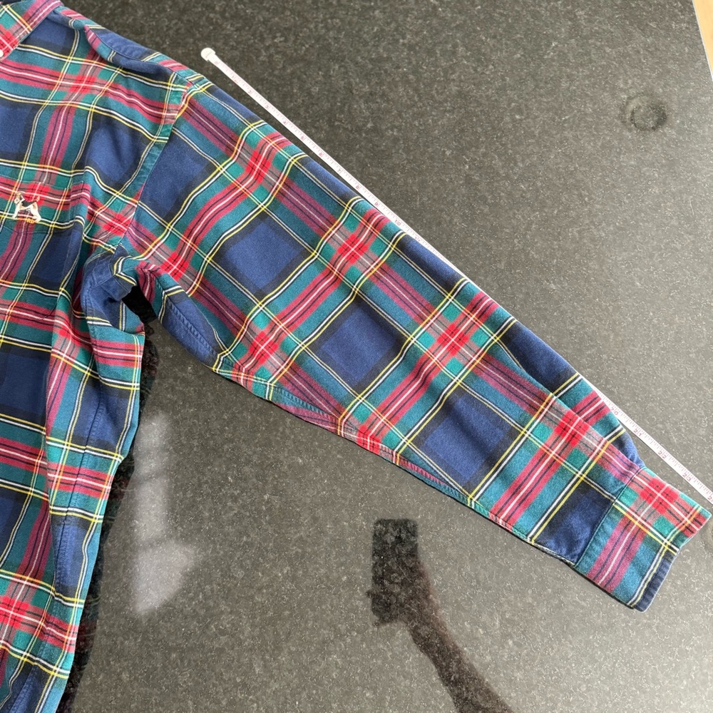 Vintage (1990s?) Ralph Lauren Blake plaid 100% cotton button up shirt sz Medium - Picture 12 of 12